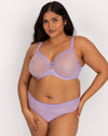Sheer Mesh High Cut Thong Panty | Love It Curvy