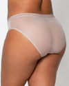 Sheer Mesh High Cut Brief - Bark