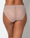 Sheer Mesh High Cut Brief - Bark