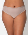 Sheer Mesh High Cut Brief - Bark