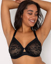 No Show Lace Unlined Underwire Bra | Love It Curvy