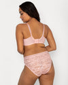 No Show Lace Unlined Underwire Bra | Love It Curvy