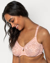 No Show Lace Unlined Underwire Bra | Love It Curvy