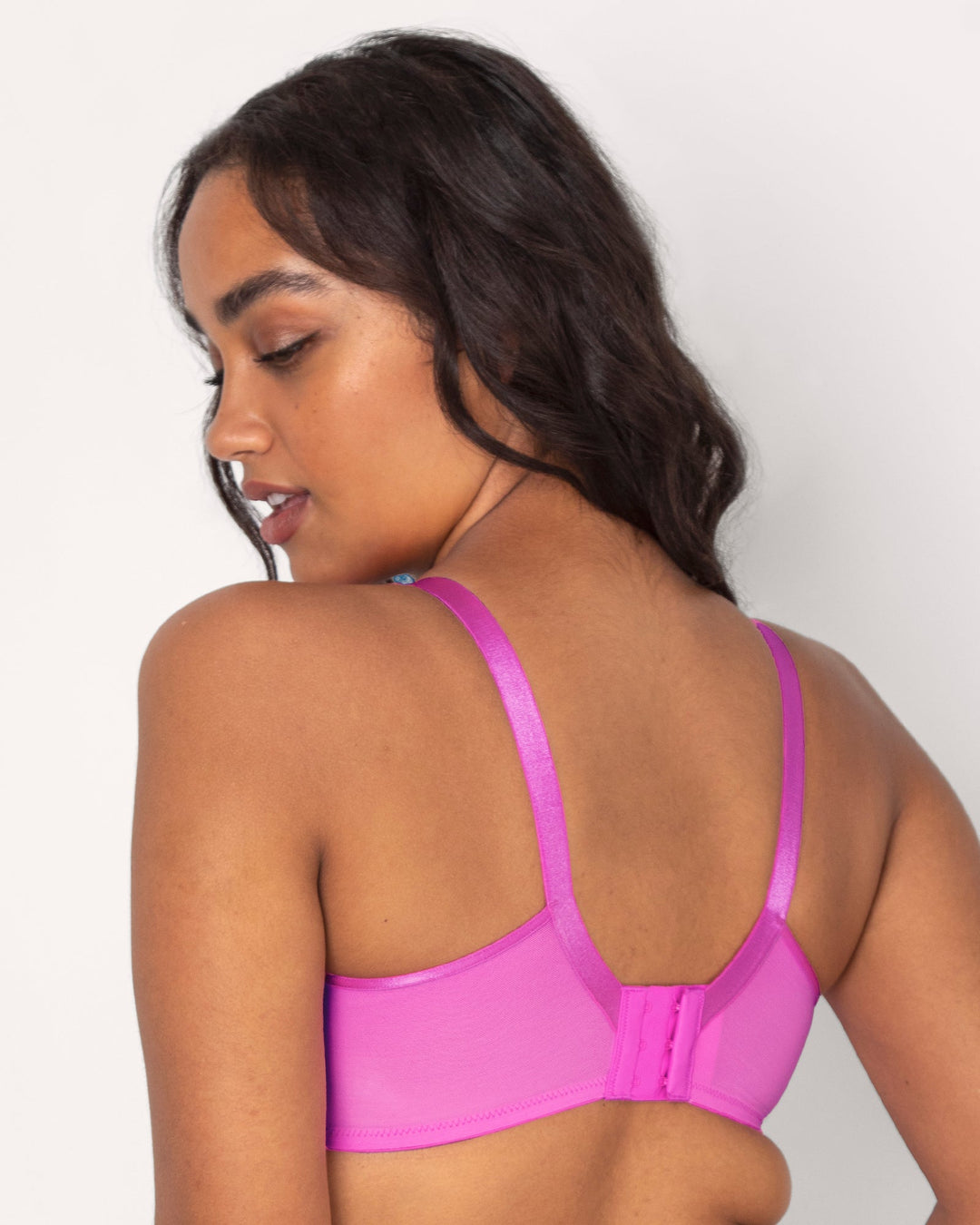 No Show Lace Unlined Underwire Bra | Love It Curvy