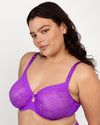 No Show Lace Unlined Underwire Bra | Love It Curvy
