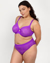 No Show Lace Unlined Underwire Bra | Love It Curvy