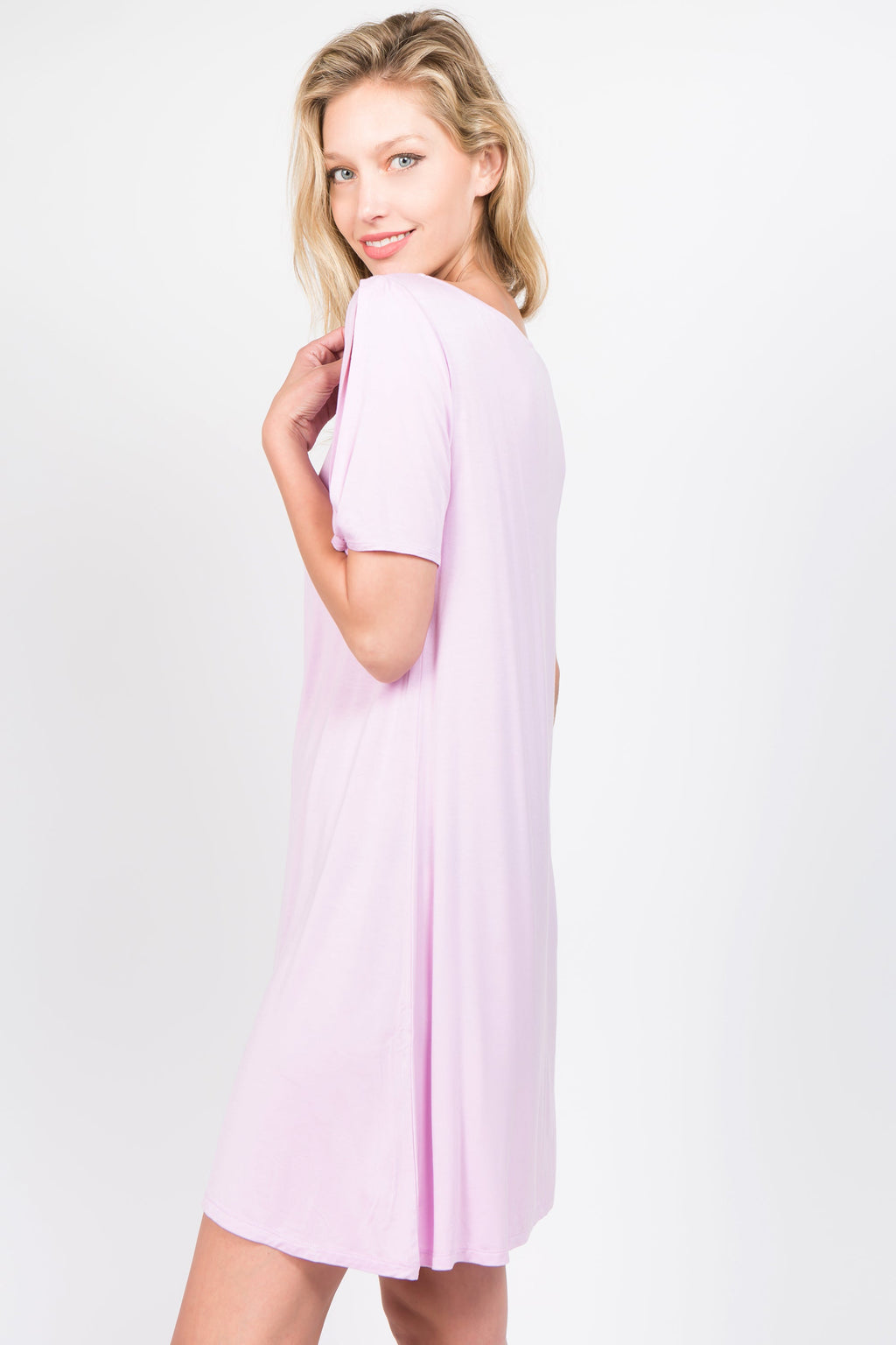 Knot Tie Sleeve Shift Dress | Love It Curvy