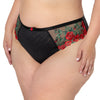 Embroidered Strappy Back Brief | Love It Curvy