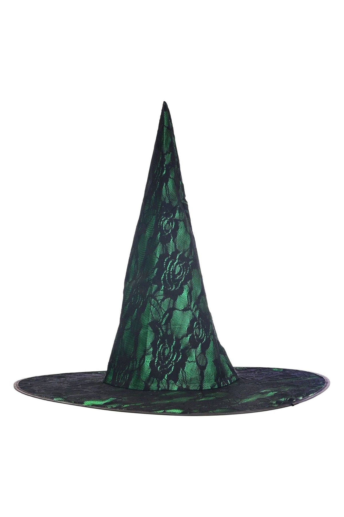 Green Lace Witch Hat - Love it Curvy