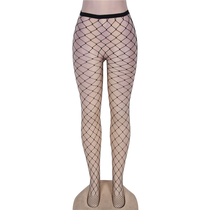 Black Fence Net Tight Pantyhose | Love it Curvy