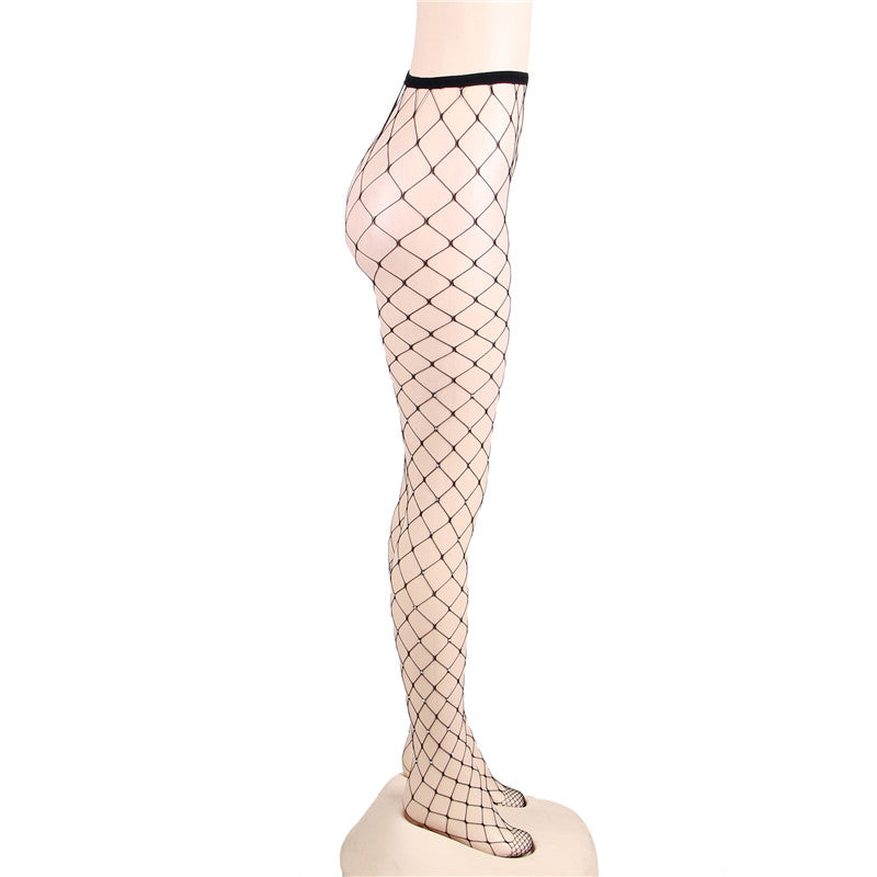 Fashion Black Sparkle Fishnet Pantyhose | Love it Curvy