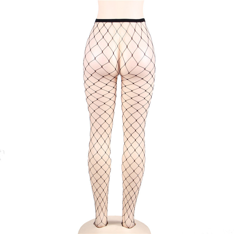 Fashion Black Sparkle Fishnet Pantyhose | Love it Curvy