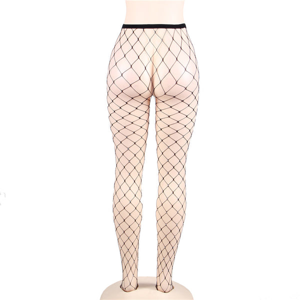 Black Sparkle Fishnet Pantyhose | Love It Curvy