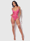 Harlow Lace & Mesh Underwire Teddy from Love It Curvy