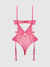 Harlow Lace & Mesh Underwire Teddy from Love It Curvy