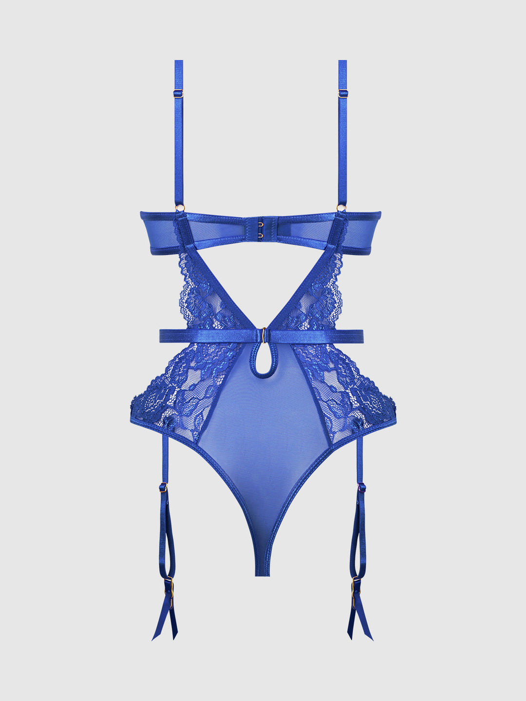 Harlow Lace &amp; Mesh Underwire Teddy from Love It Curvy