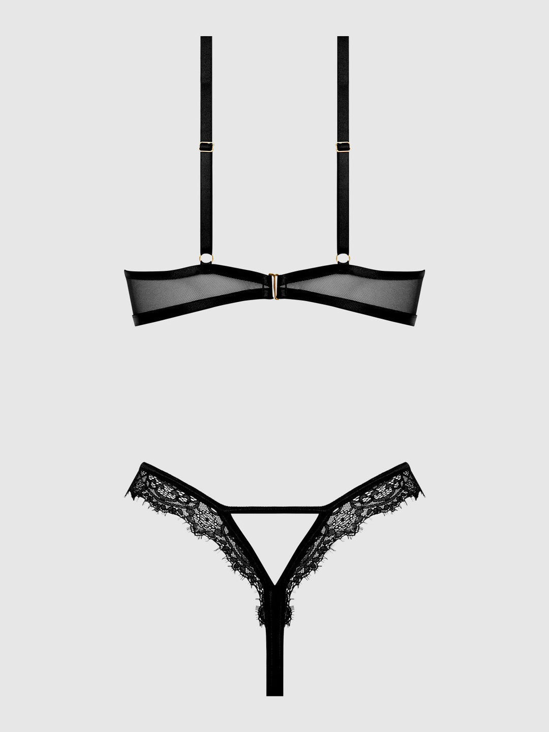 Nadia Lace &amp; Mesh Cutout Teddy from Love It Curvy