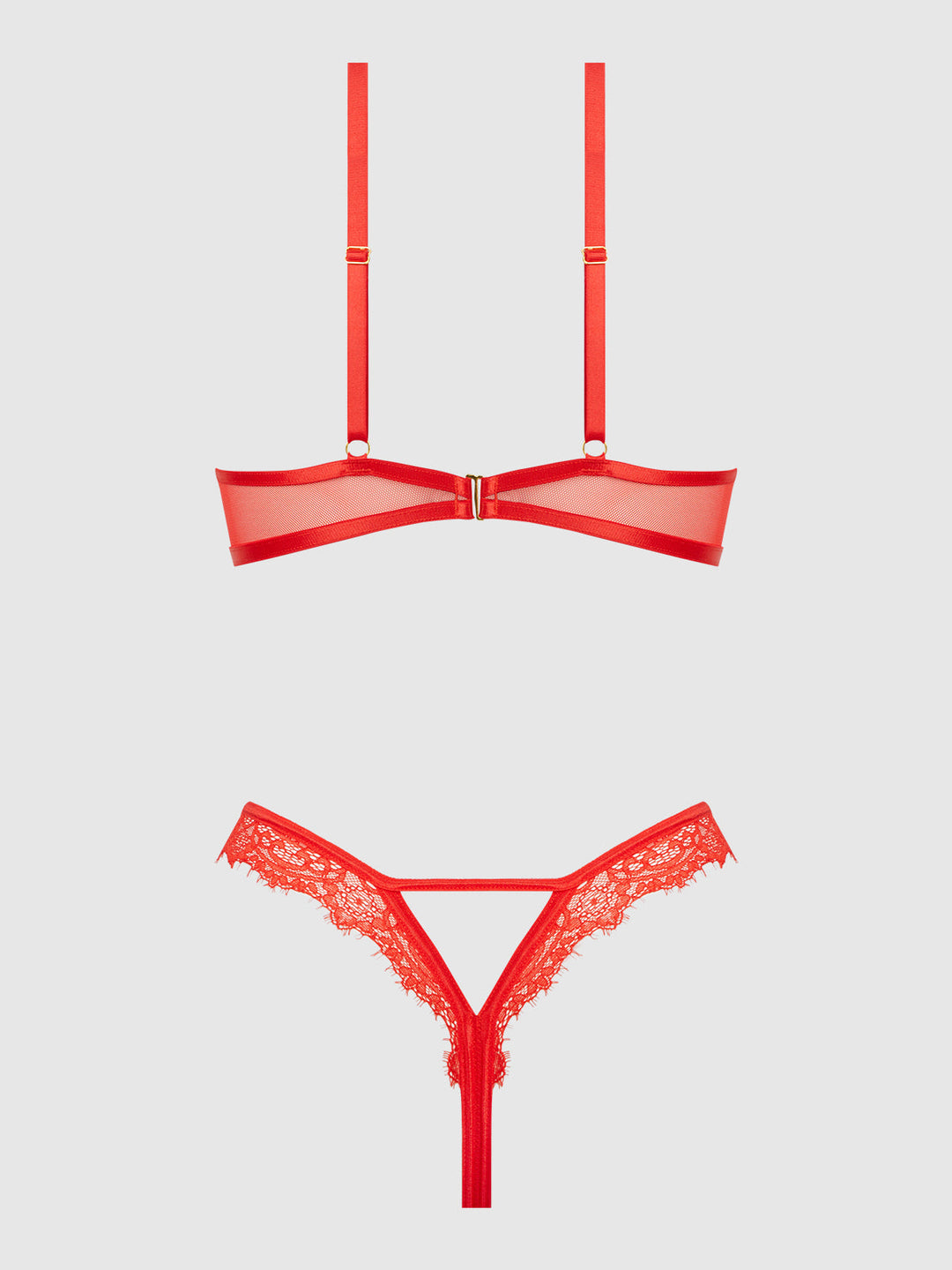 Nadia Lace &amp; Mesh Cutout Teddy from Love It Curvy