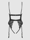 Helena Lace & Satin Wireless & Open Back Teddy from Love It Curvy