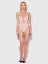 Portia Swiss Dot Bustier & Thong Set from Love It Curvy