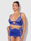 Natasha Micro & Lace Bra, Garter Skirt & G-String Set from Love It Curvy