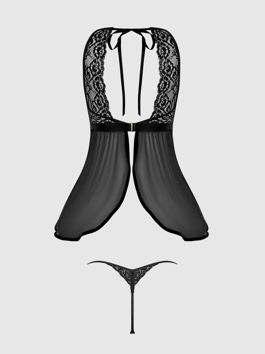 Natasha Lace &amp; Micro Babydoll &amp; G-String Set from Love It Curvy
