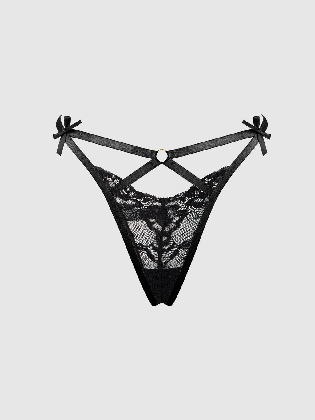 Natasha Lace Strappy G-String from Love It Curvy