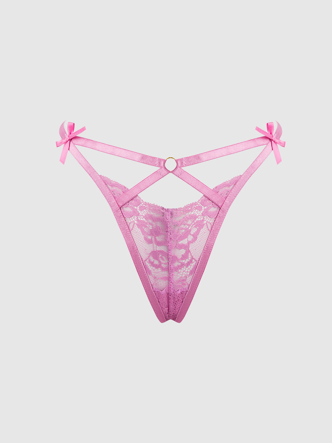 Natasha Lace Strappy G-String from Love It Curvy