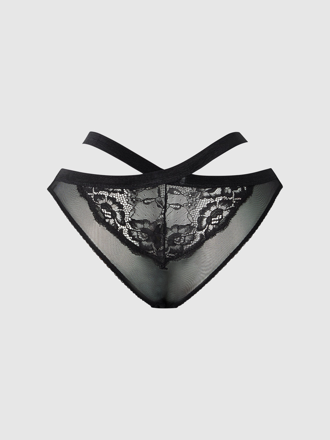 Natasha Lace &amp; Mesh Strappy Hipster from Love It Curvy