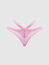 Natasha Lace & Mesh Strappy Hipster from Love It Curvy