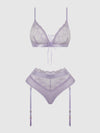 Vivienne Lace & Micro Bralette & Thong Set from Love It Curvy