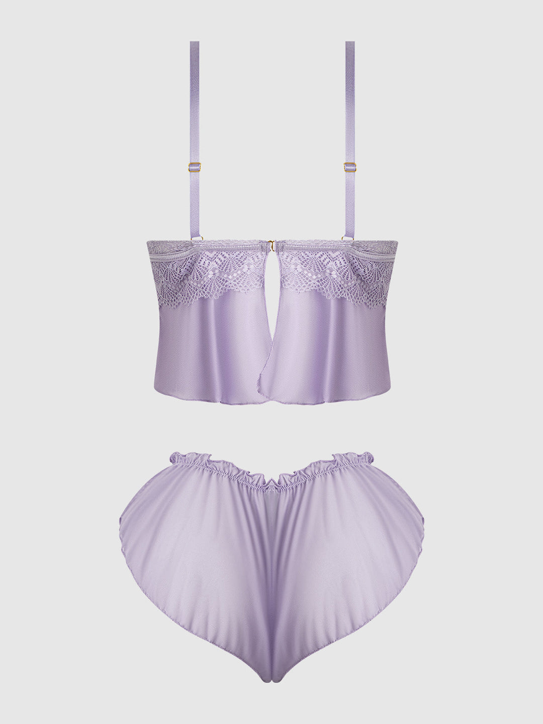 Vivienne Lace &amp; Mesh Cami &amp; Tap Short Set from Love It Curvy