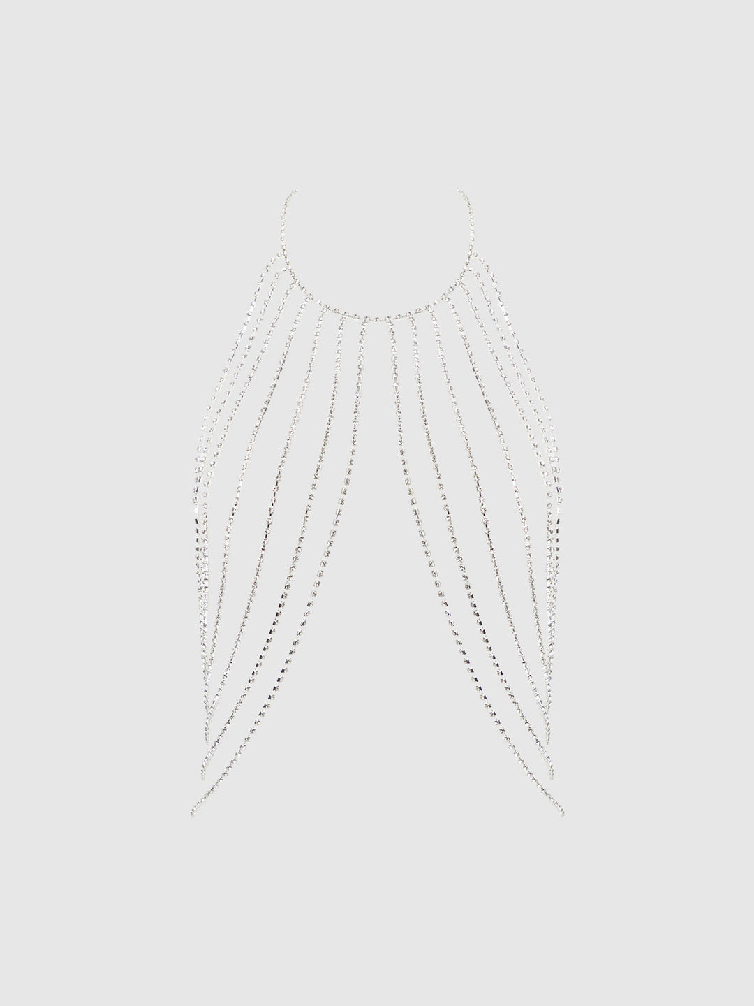 Rhinestone Draped Halter Bralette from Love It Curvy