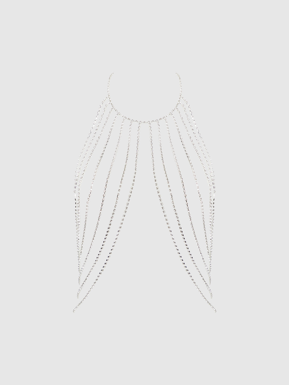 Rhinestone Draped Halter Bralette from Love It Curvy
