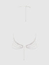 Rhinestone Draped Halter Bralette from Love It Curvy