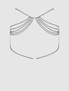 Rhinestone Drape Garter Belt | Love It Curvy