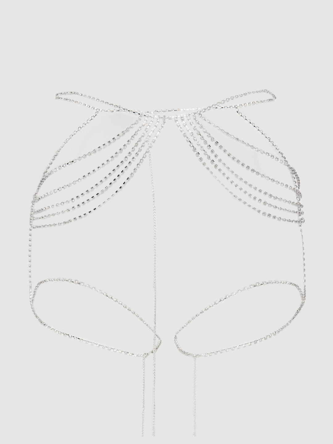 Rhinestone Drape Garter Belt | Love It Curvy