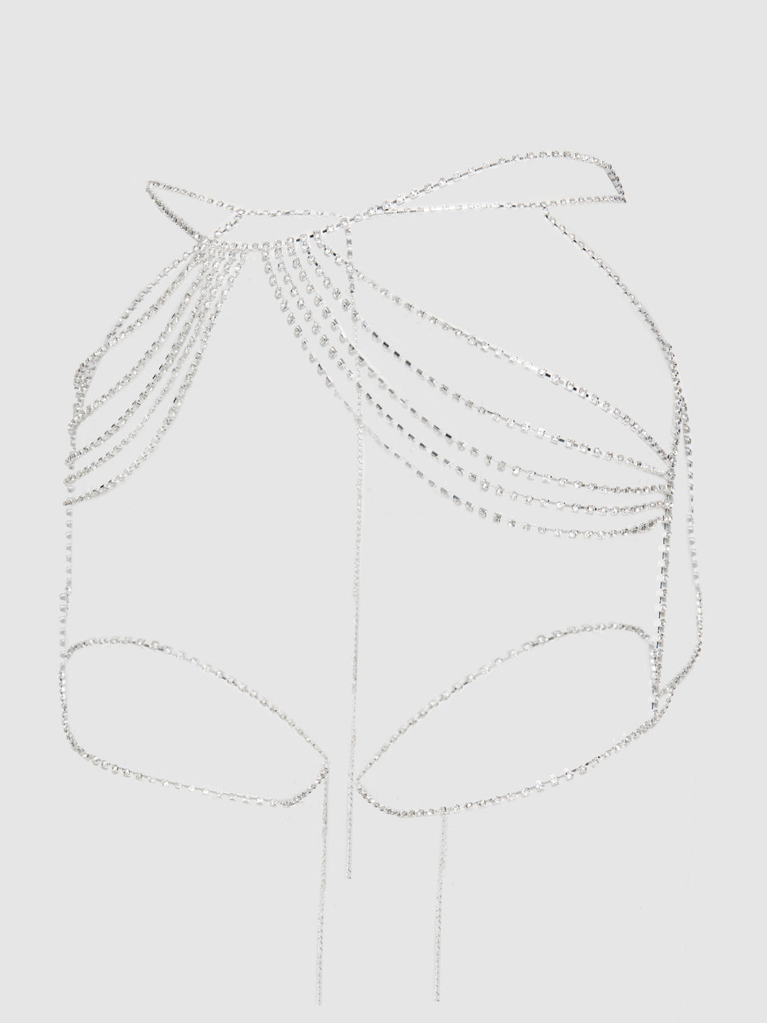 Rhinestone Drape Garter Belt | Love It Curvy