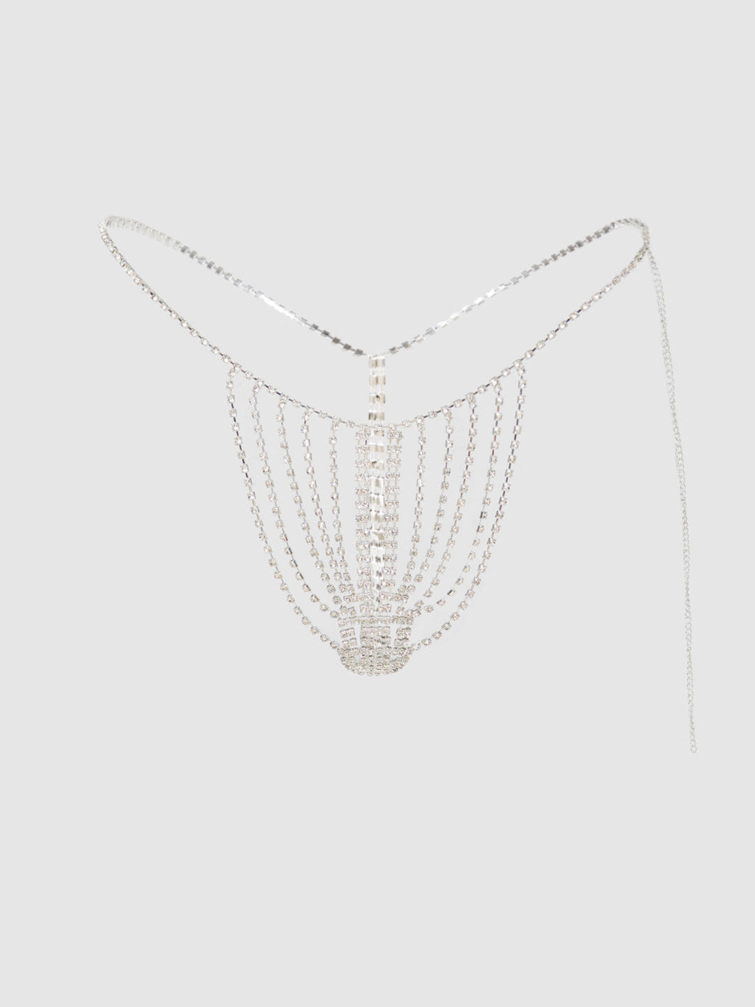 Rhinestone Vertical Thong from Love It Curvy