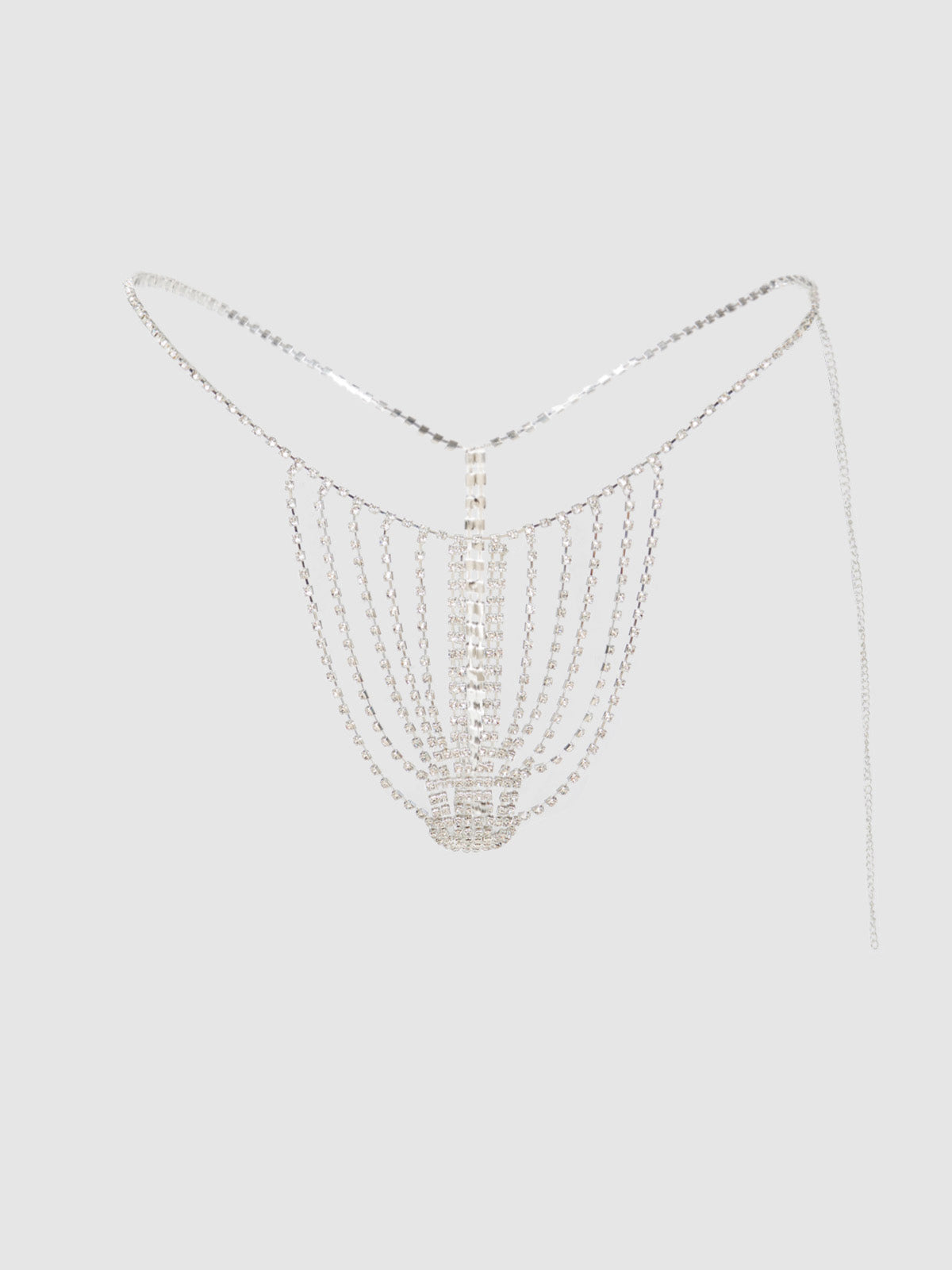 Rhinestone Vertical Thong from Love It Curvy