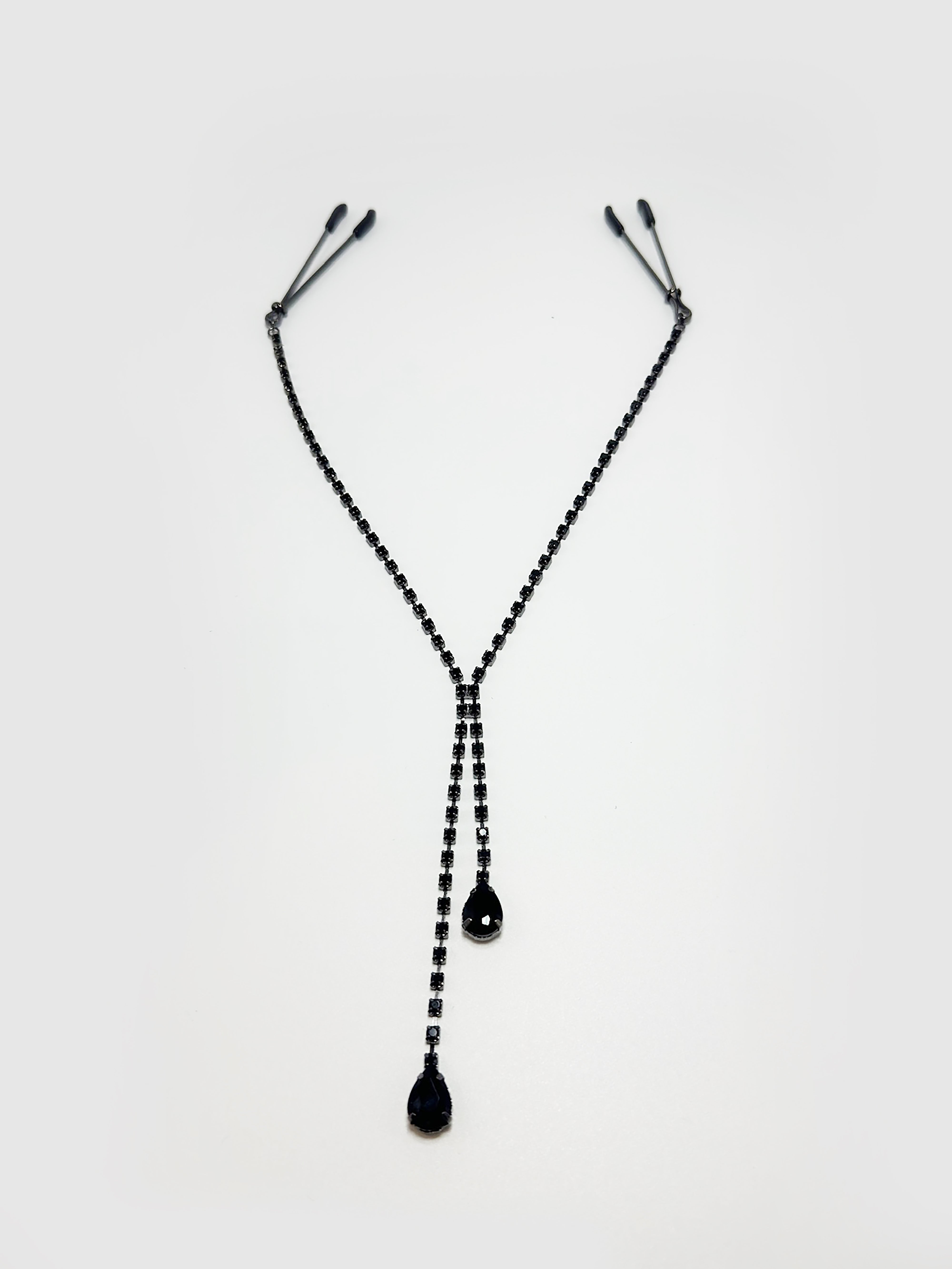 Rhinestone Dangle Clamps | Love It Curvy Secondary image