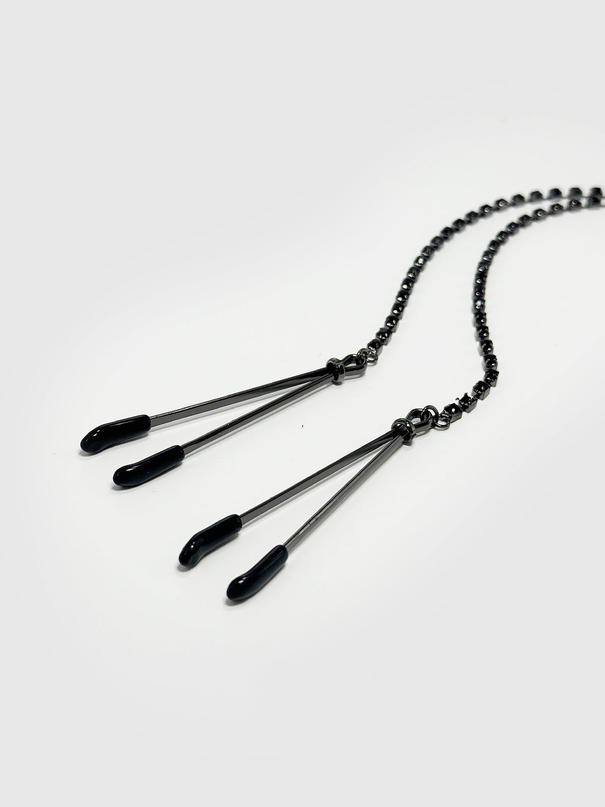 Rhinestone Dangle Clamps from Love It Curvy Main image