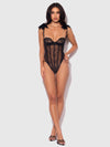 Rosalie Embroidered Lace Teddy from Love It Curvy