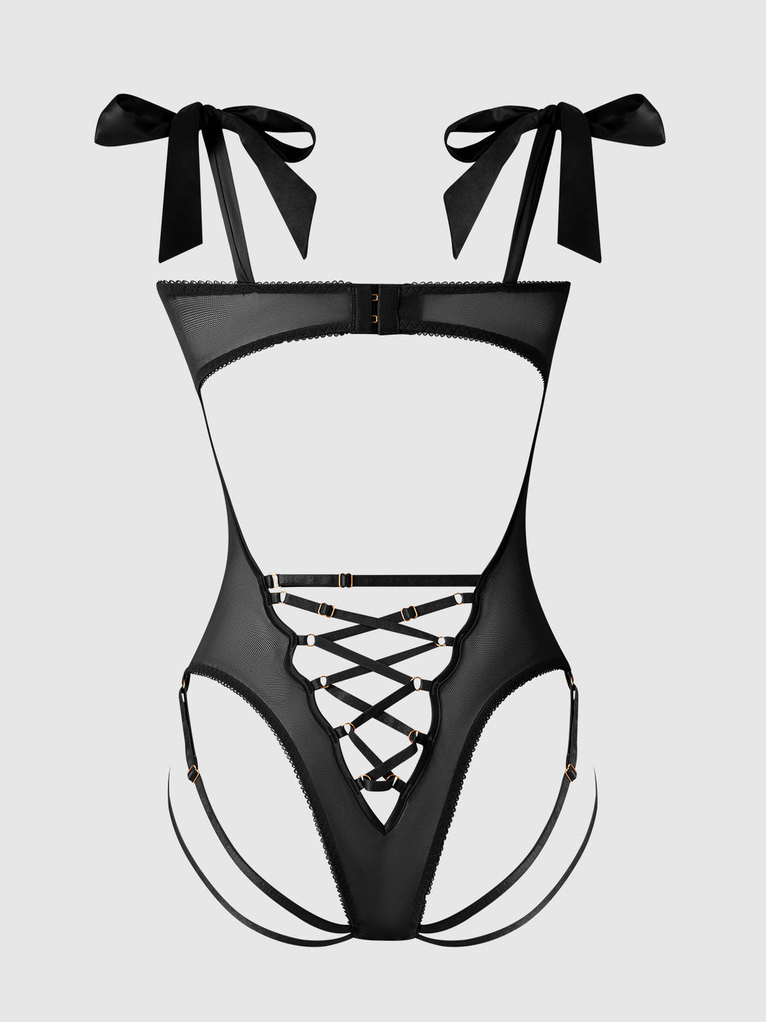 Rosalie Embroidered Lace Teddy from Love It Curvy