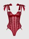 Rosalie Embroidered Lace Teddy from Love It Curvy