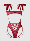 Rosalie Embroidered Lace Teddy from Love It Curvy