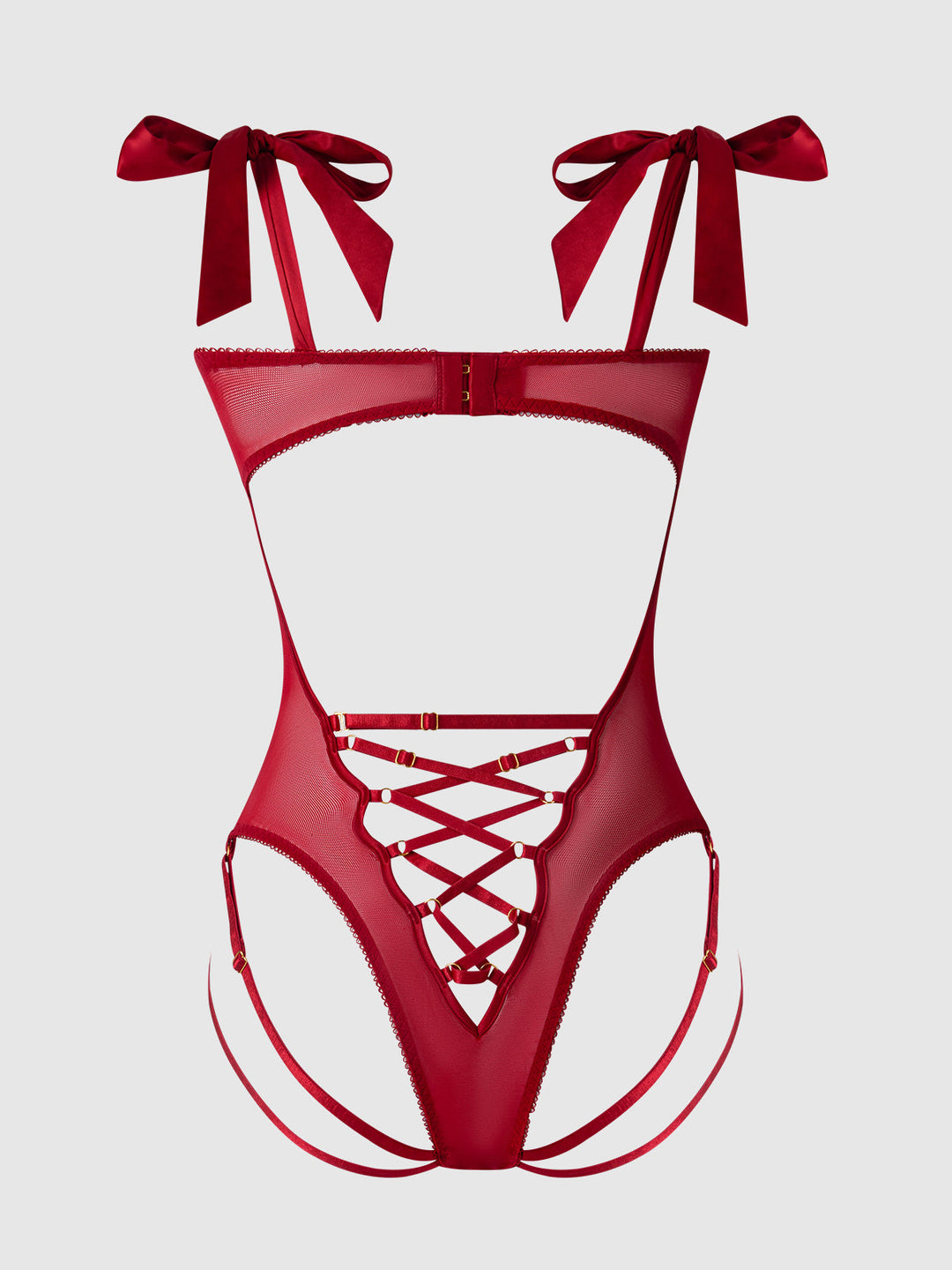 Rosalie Embroidered Lace Teddy from Love It Curvy