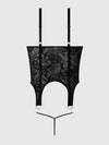 Flora Lace Bustier & G-String Set from Love It Curvy