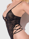 Flora Strappy Lace Teddy from Love It Curvy