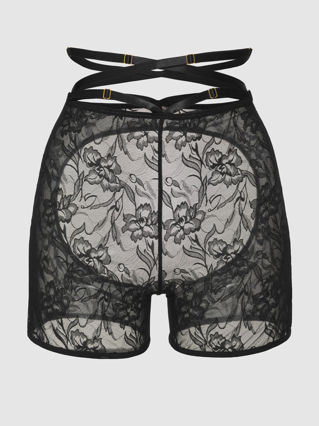 Flora Backless Lace Bikeshort from Love It Curvy
